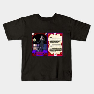 Black Kat the Vampirate Death/Watch Trading Card Kids T-Shirt